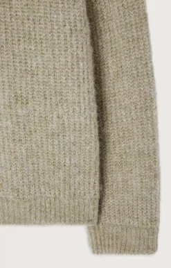 Herren American Vintage |Herrenpullover East Roggen Meliert