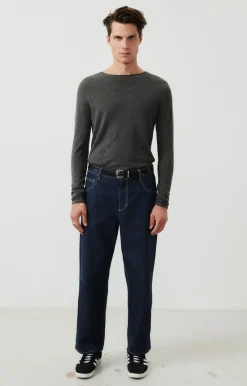 Herren American Vintage |Herrenpullover Marcel Anthrazit Meliert