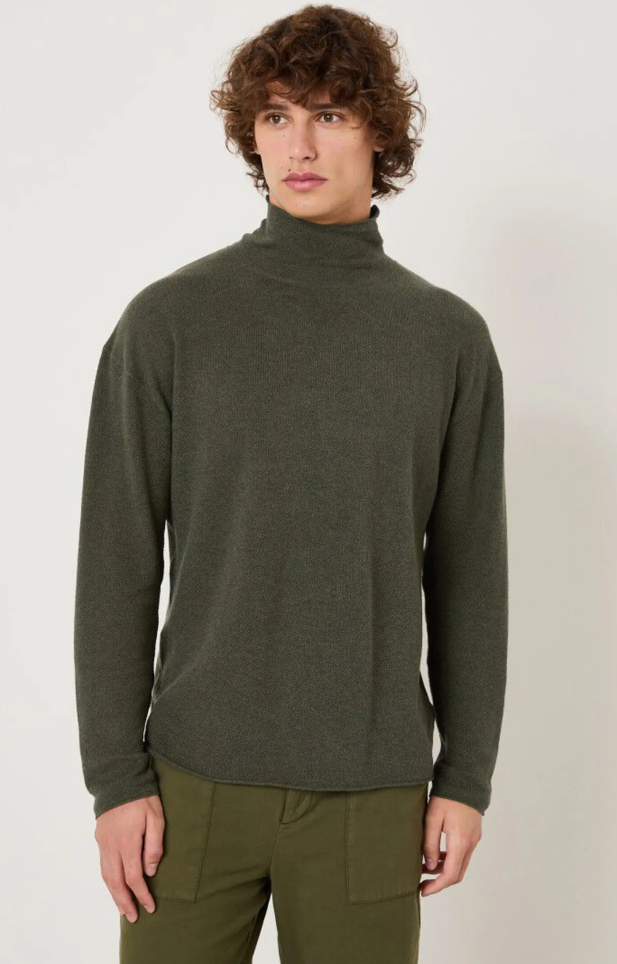 Herren American Vintage |Herrenpullover Marcel Reptil Multimeliert