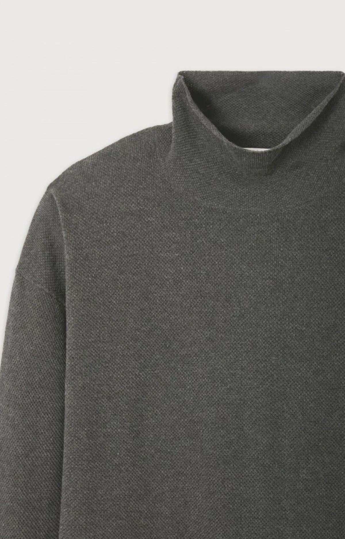 Herren American Vintage |Herrenpullover Marcel Anthrazit Meliert
