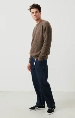 Herren American Vintage |Herrenpullover Pyatury Braun Multimeliert