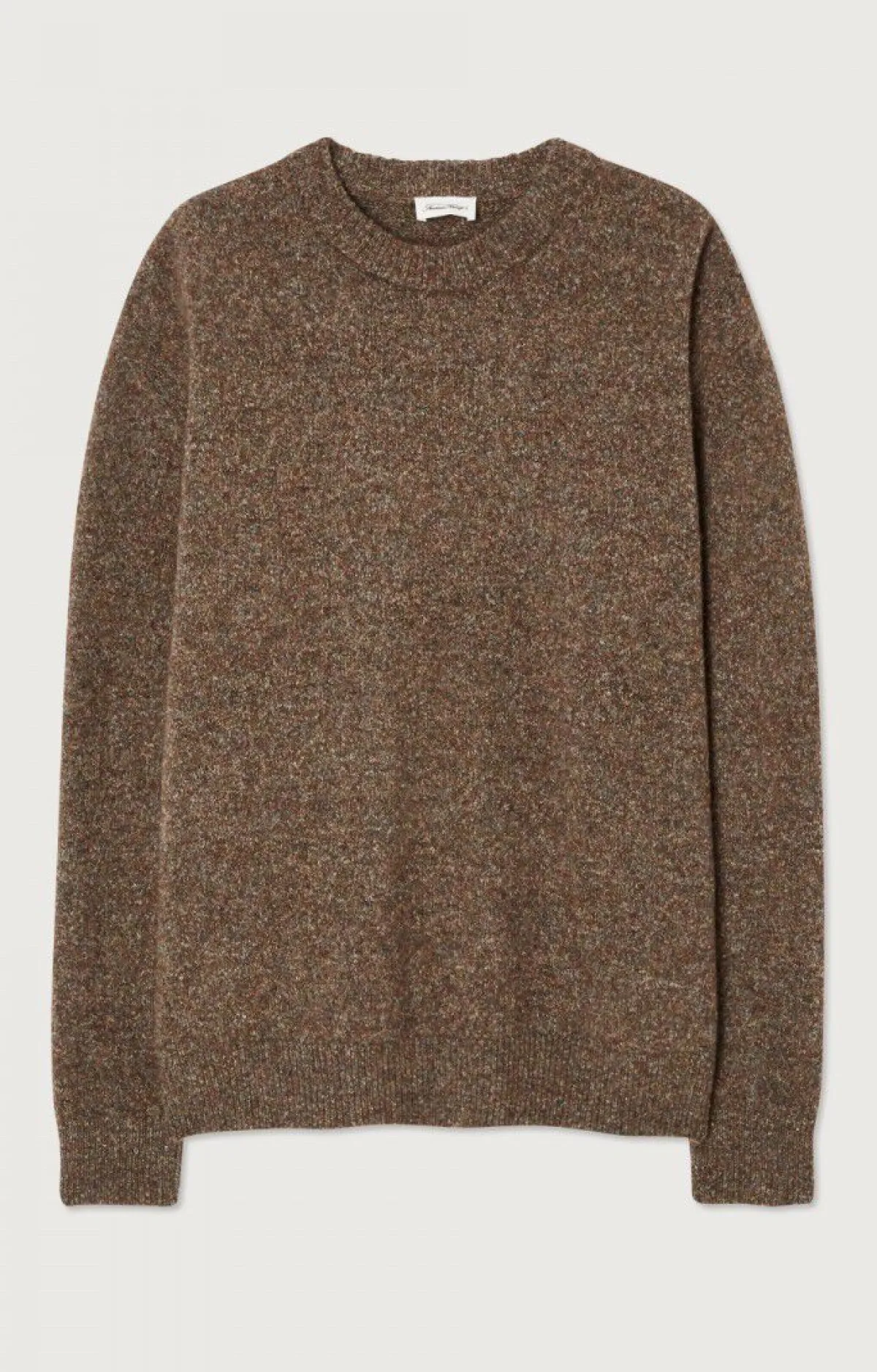 Herren American Vintage |Herrenpullover Pyatury Braun Multimeliert