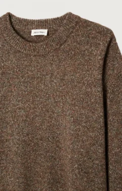 Herren American Vintage |Herrenpullover Pyatury Braun Multimeliert