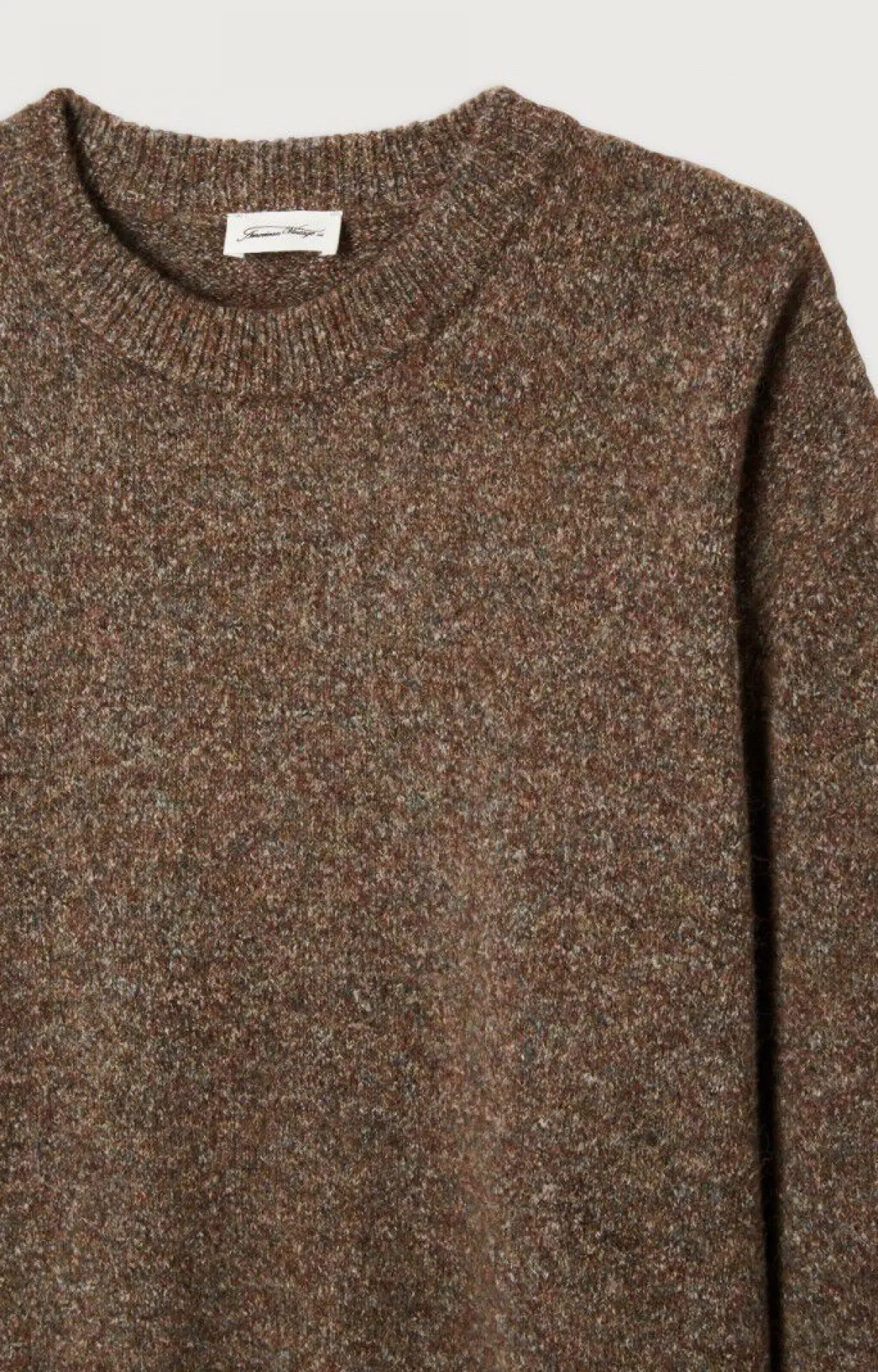 Herren American Vintage |Herrenpullover Pyatury Braun Multimeliert