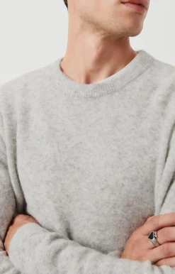 Herren American Vintage |Herrenpullover Razpark Vlies Meliert