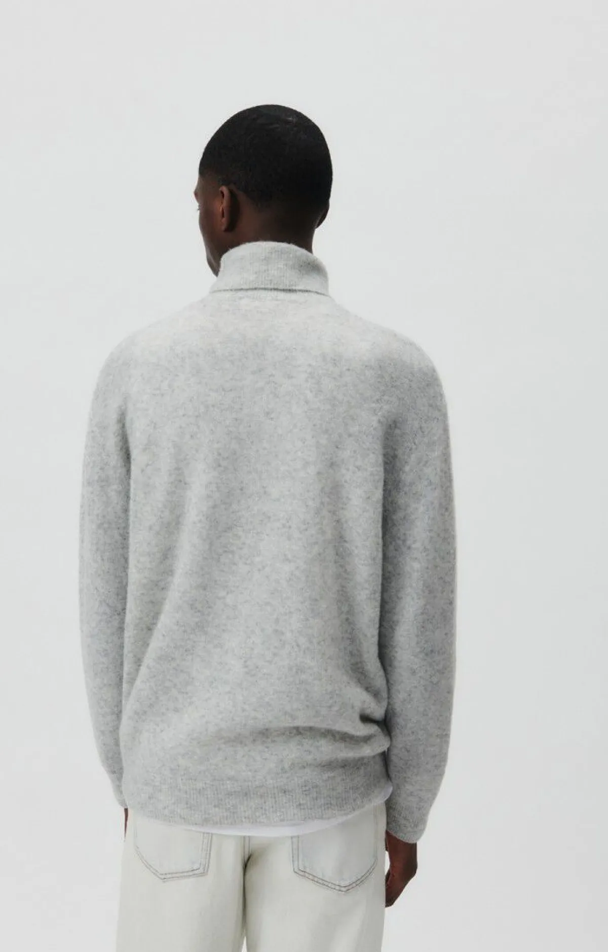 Herren American Vintage |Herrenpullover Razpark Vlies Meliert