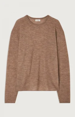 Herren American Vintage |Herrenpullover Zyrobow Noisettine Multimeliert