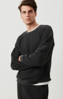 Herren American Vintage |Herrensweatshirt Bobypark Anthrazit Meliert