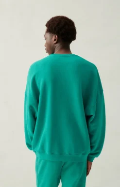 Herren American Vintage |Herrensweatshirt Izubird Diabolo Minze Vintage