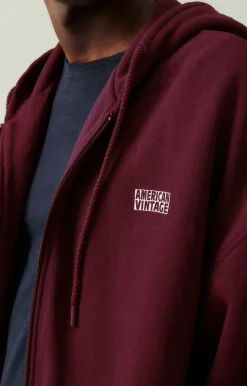 Herren American Vintage |Herrensweatshirt Izubird Huckleberry Vintage