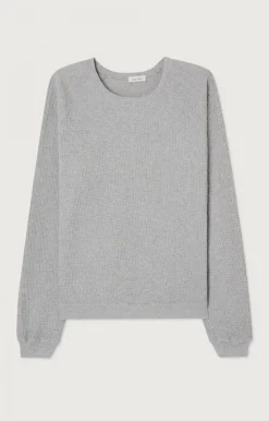 Herren American Vintage |Herrensweatshirt Koukoubay Grau Meliert