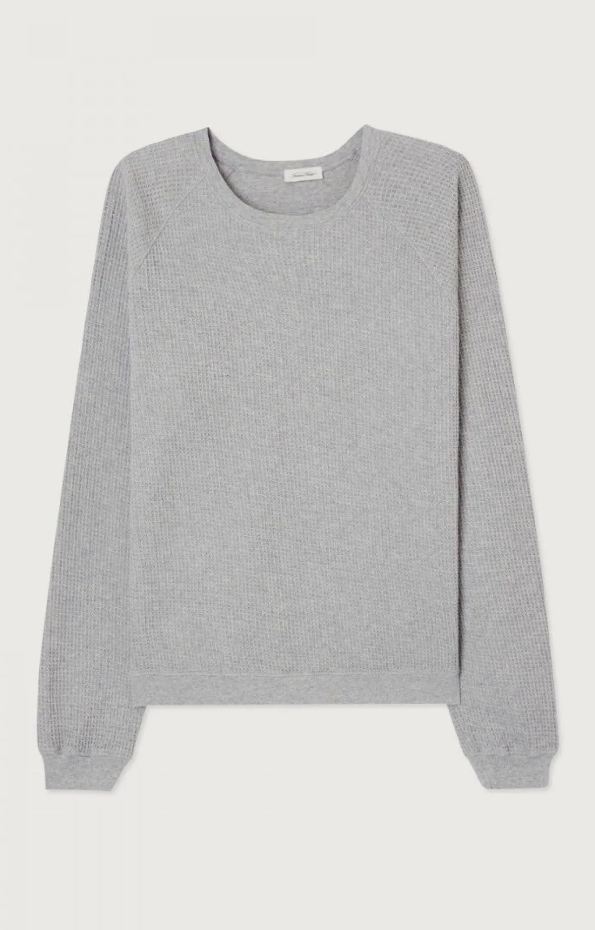 Herren American Vintage |Herrensweatshirt Koukoubay Grau Meliert