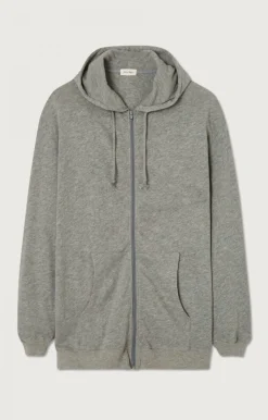 Herren American Vintage |Herrensweatshirt Sonoma Grau Meliert