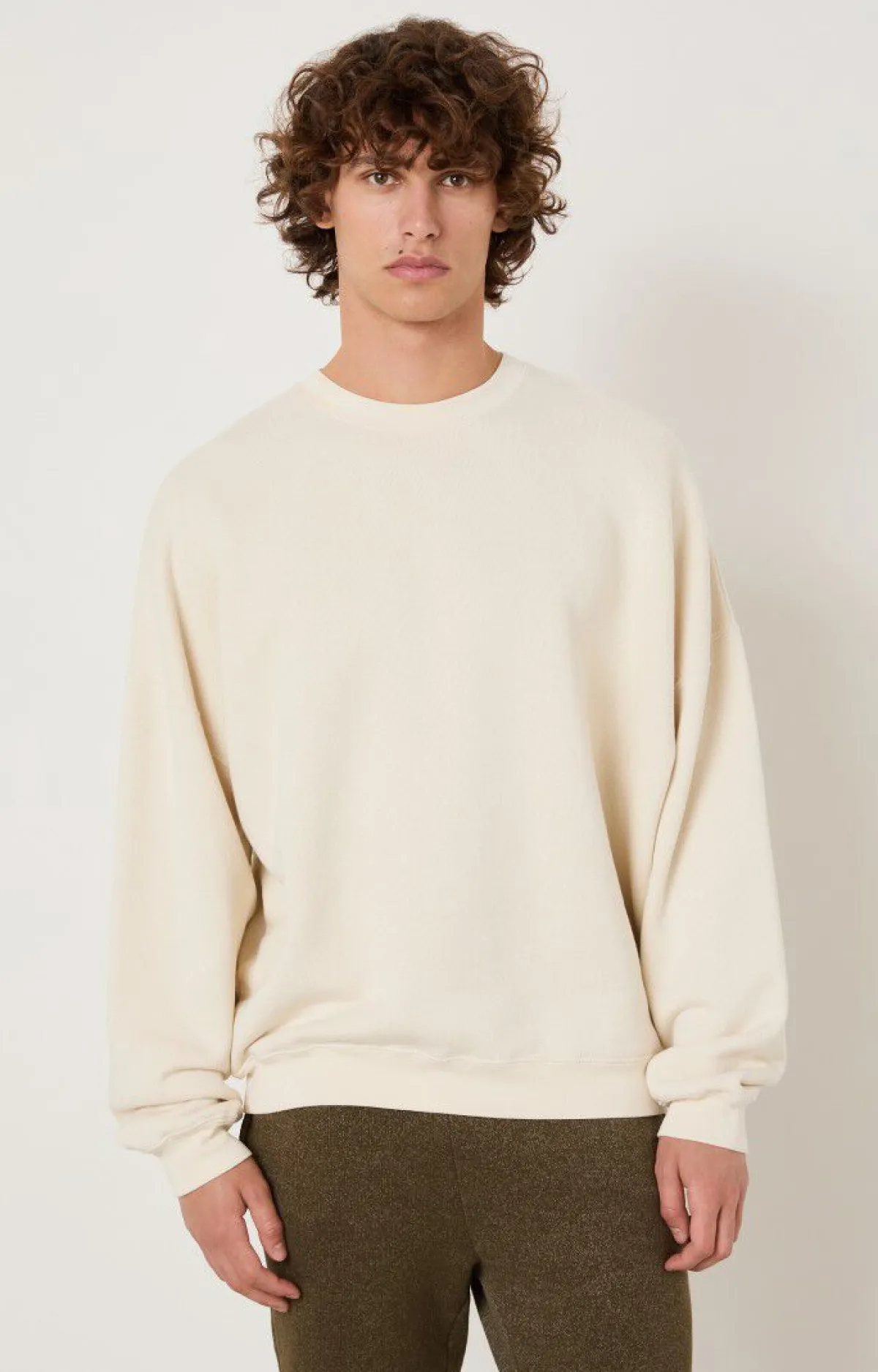 Herren American Vintage |Herrensweatshirt Xybay Ecru
