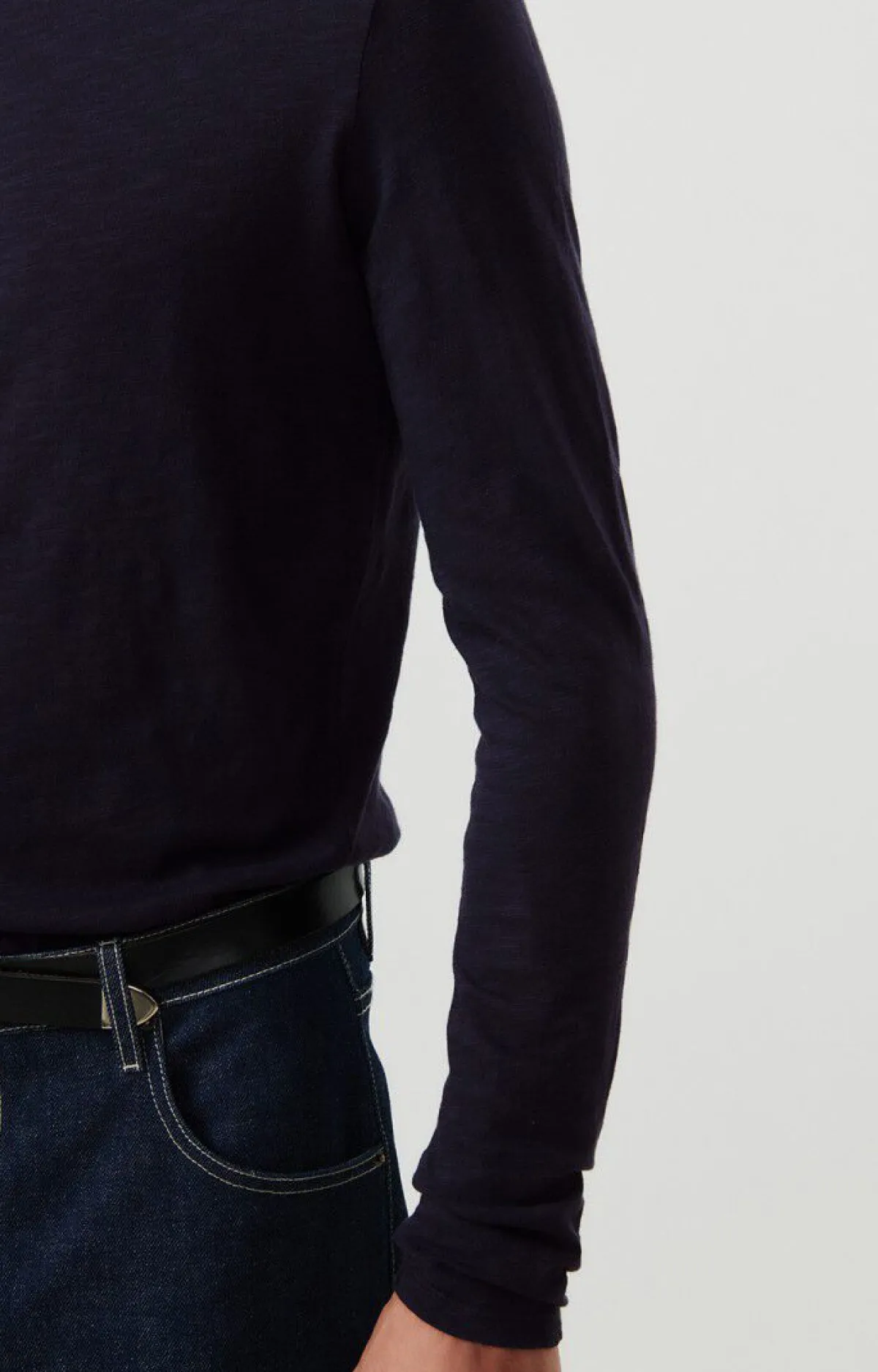 Herren American Vintage |Herren-T-Shirt Bysapick Navy
