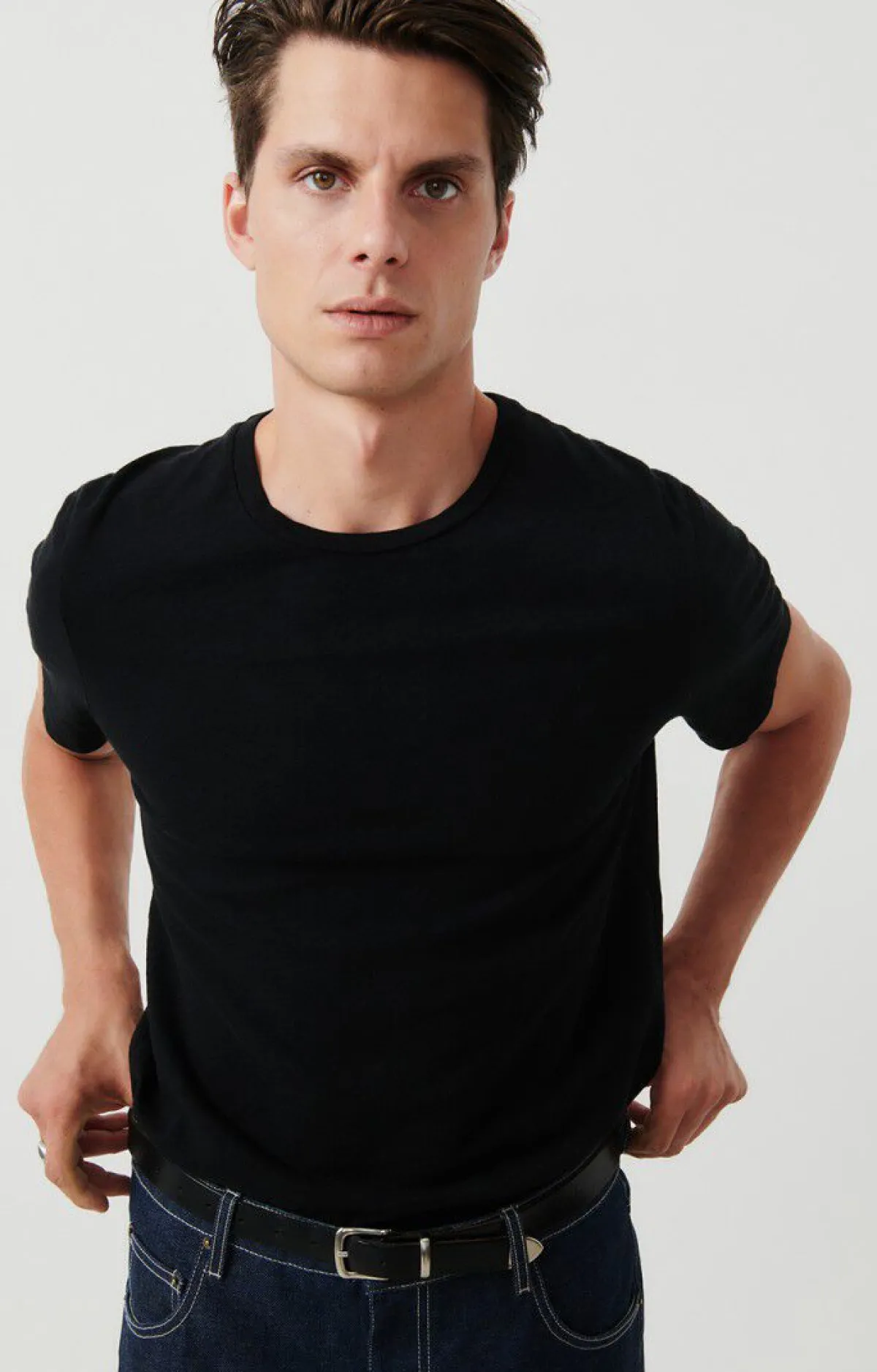 Herren American Vintage |Herren-T-Shirt Bysapick Schwarz