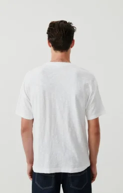 Herren American Vintage |Herren-T-Shirt Bysapick Weiss