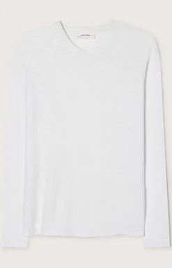 Herren American Vintage |Herren-T-Shirt Bysapick Weiss
