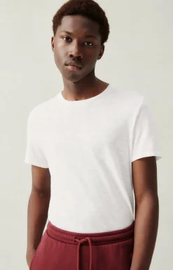 Herren American Vintage |Herren-T-Shirt Bysapick Weiss