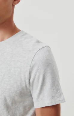 Herren American Vintage |Herren-T-Shirt Bysapick Vlies Meliert