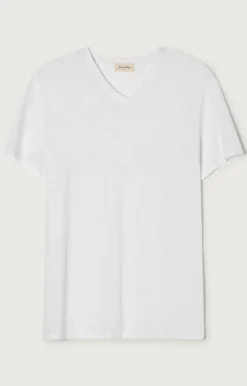 Herren American Vintage |Herren-T-Shirt Bysapick Weiss