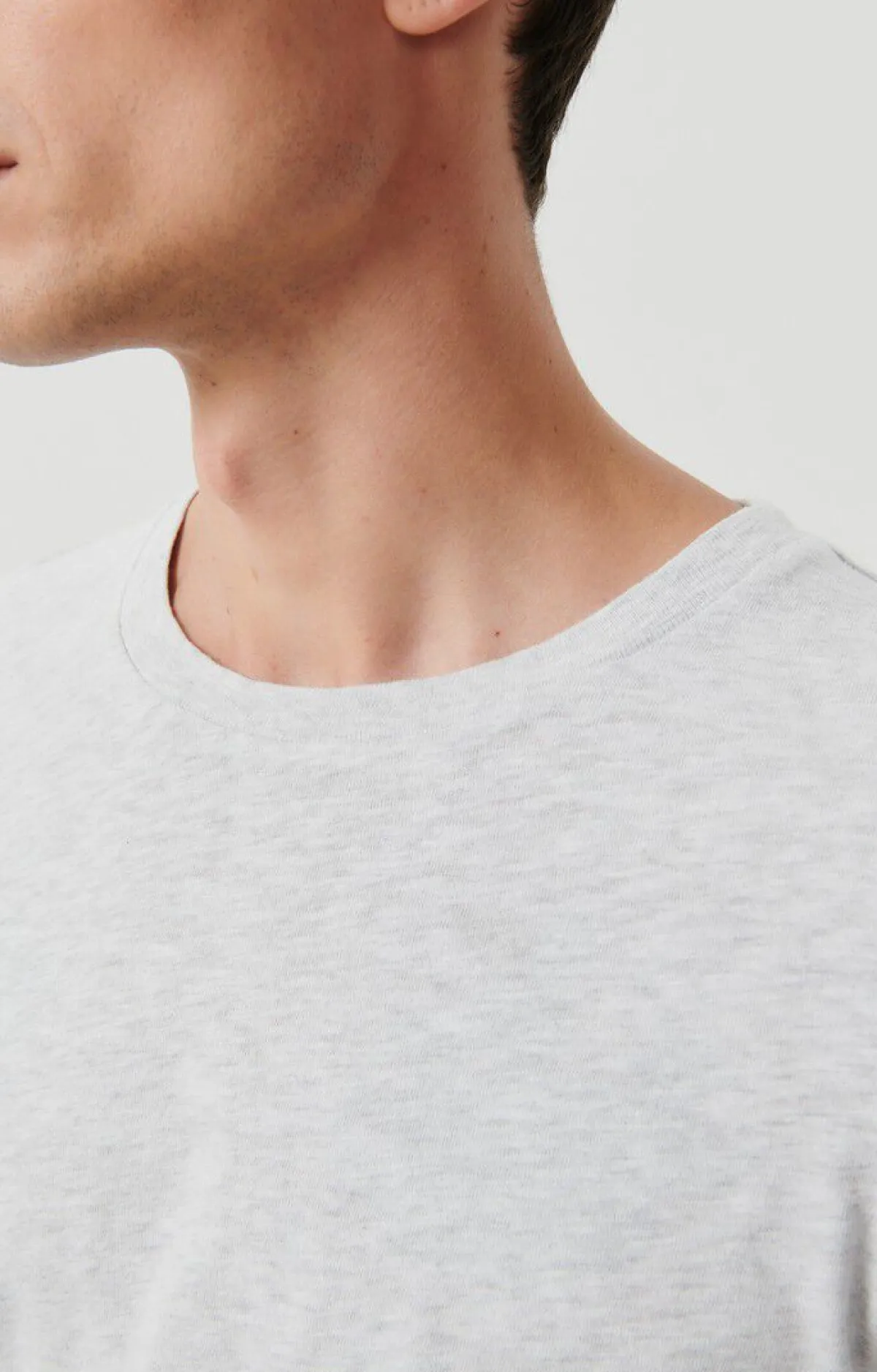 Herren American Vintage |Herren-T-Shirt Bysapick Vlies Meliert