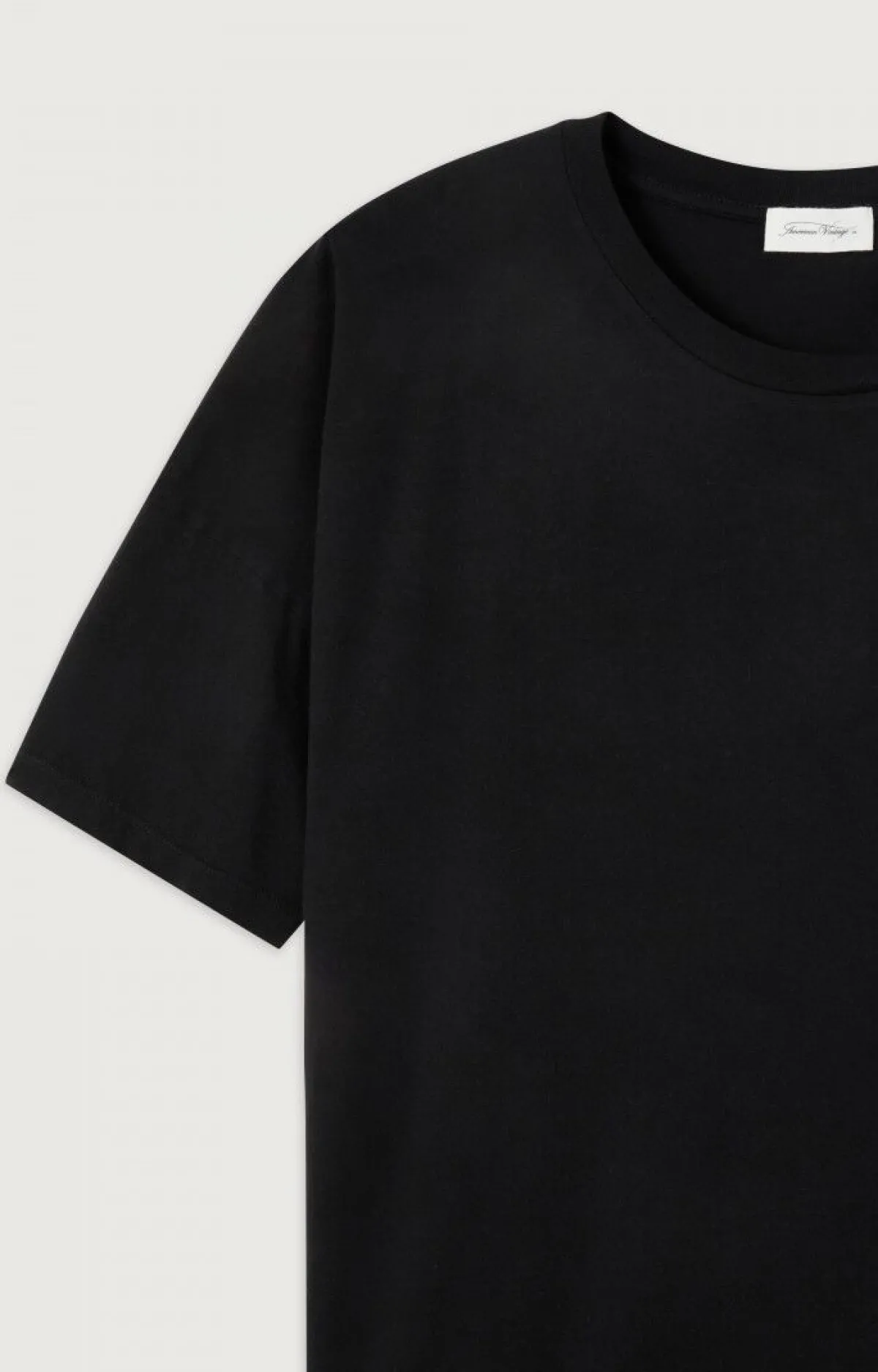 Herren American Vintage |Herren-T-Shirt Decatur Schwarz