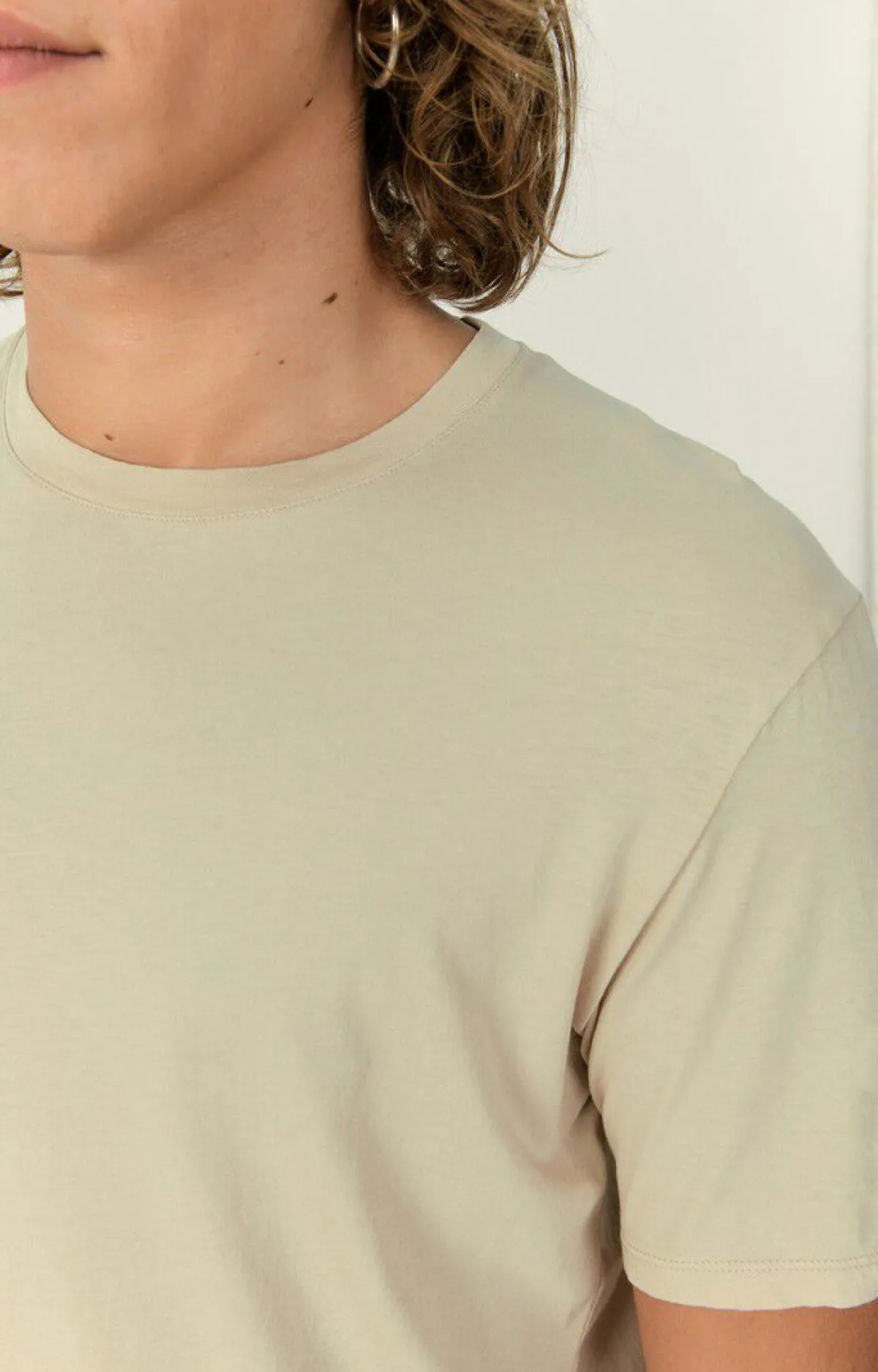 Herren American Vintage |Herren-T-Shirt Decatur Greige