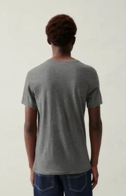 Herren American Vintage |Herren-T-Shirt Decatur Grau Meliert