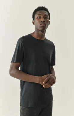 Herren American Vintage |Herren-T-Shirt Decatur Kohlenstoff