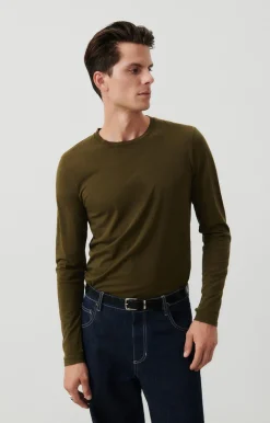Herren American Vintage |Herren-T-Shirt Decatur Khaki