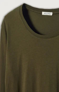 Herren American Vintage |Herren-T-Shirt Decatur Khaki