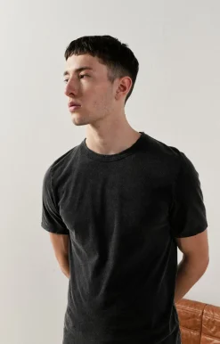 Herren American Vintage |Herren-T-Shirt Fakobay Anthrazit Vintage