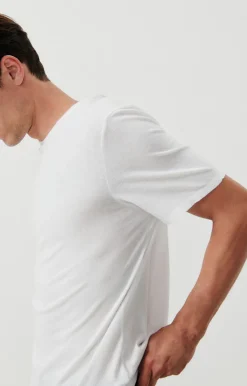 Herren American Vintage |Herren-T-Shirt Fakobay Weiss
