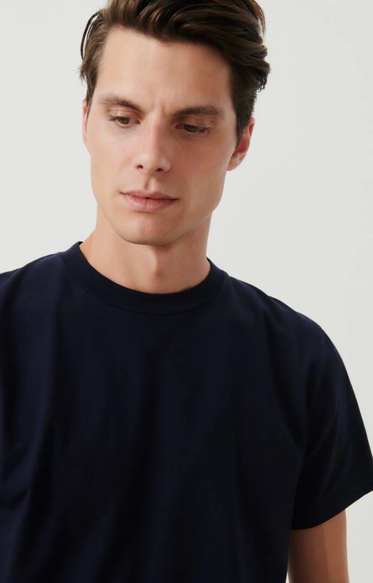 Herren American Vintage |Herren-T-Shirt Fizvalley Navy Vintage