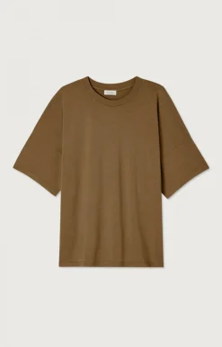 Herren American Vintage |Herren-T-Shirt Fizvalley Kandierte Kastanie Vintage