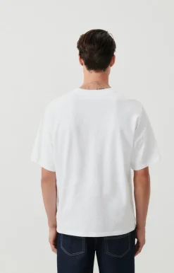 Herren American Vintage |Herren-T-Shirt Fizvalley Weiss
