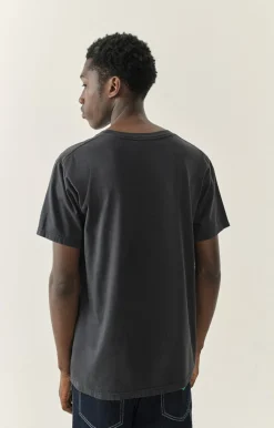 Herren American Vintage |Herren-T-Shirt Fizvalley Kohlenstoff Vintage