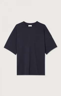 Herren American Vintage |Herren-T-Shirt Fizvalley Navy Vintage