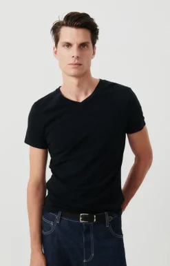 Herren American Vintage |Herren-T-Shirt Gamipy Schwarz