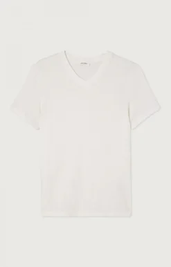 Herren American Vintage |Herren-T-Shirt Gamipy Weiss
