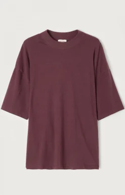 Herren American Vintage |Herren-T-Shirt Rakabay Sauerkirsche