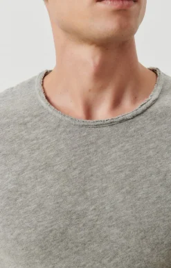 Herren American Vintage |Herren-T-Shirt Sonoma Grau Meliert