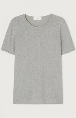 Herren American Vintage |Herren-T-Shirt Sonoma Grau Meliert