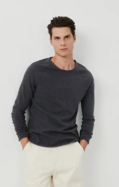 Herren American Vintage |Herren-T-Shirt Sonoma Anthrazit Meliert