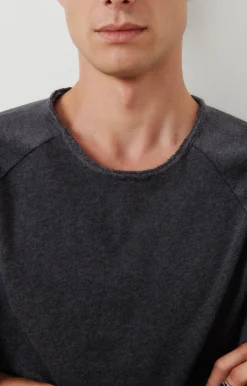 Herren American Vintage |Herren-T-Shirt Sonoma Anthrazit Meliert