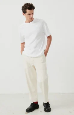 Herren American Vintage |Herren-T-Shirt Sonoma Weiss