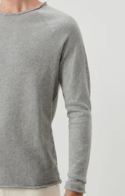 Herren American Vintage |Herren-T-Shirt Sonoma Grau Meliert