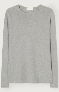 Herren American Vintage |Herren-T-Shirt Sonoma Grau Meliert