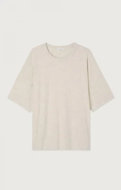 Herren American Vintage |Herren-T-Shirt Ypawood Mondschein Meliert